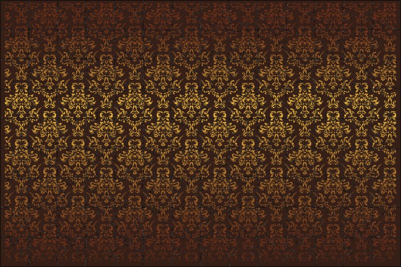 Коричневый фон с узорами