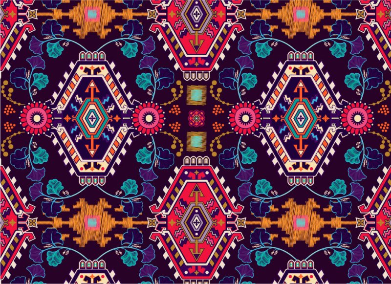 Грузинский орнамент паттерн