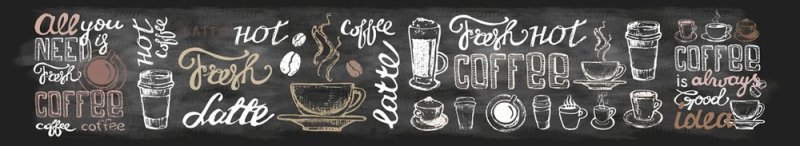 Меловая доска кофе