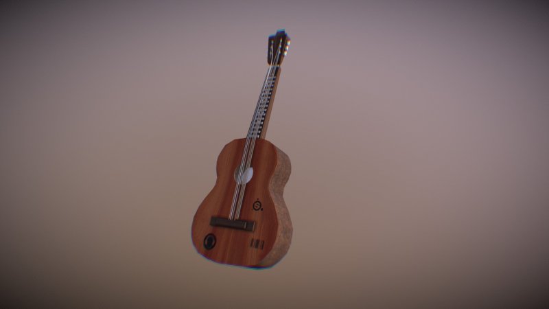 Текстура гитары