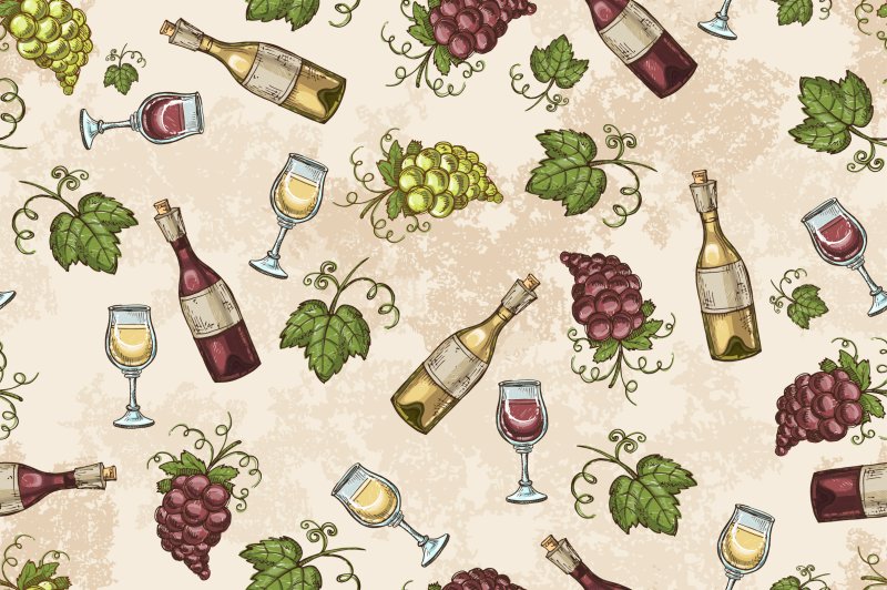 Обои с бутылками