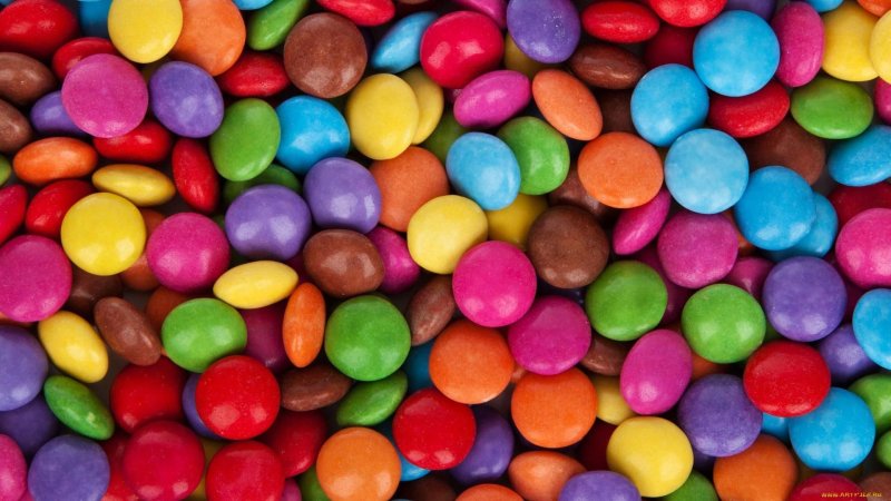 Разноцветные драже