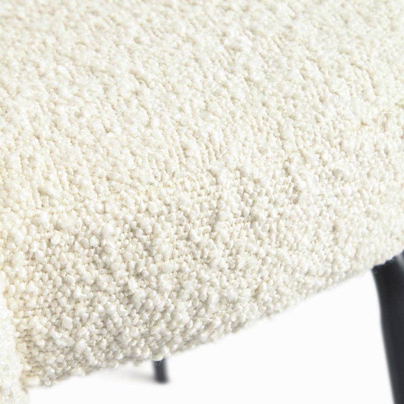 Буклированная ткань белая