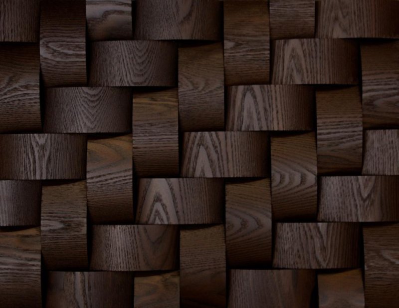 Плетенка мозаика термоясень