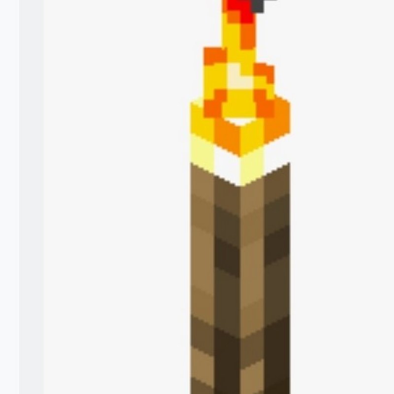 Факел из МАЙНКРАФТА