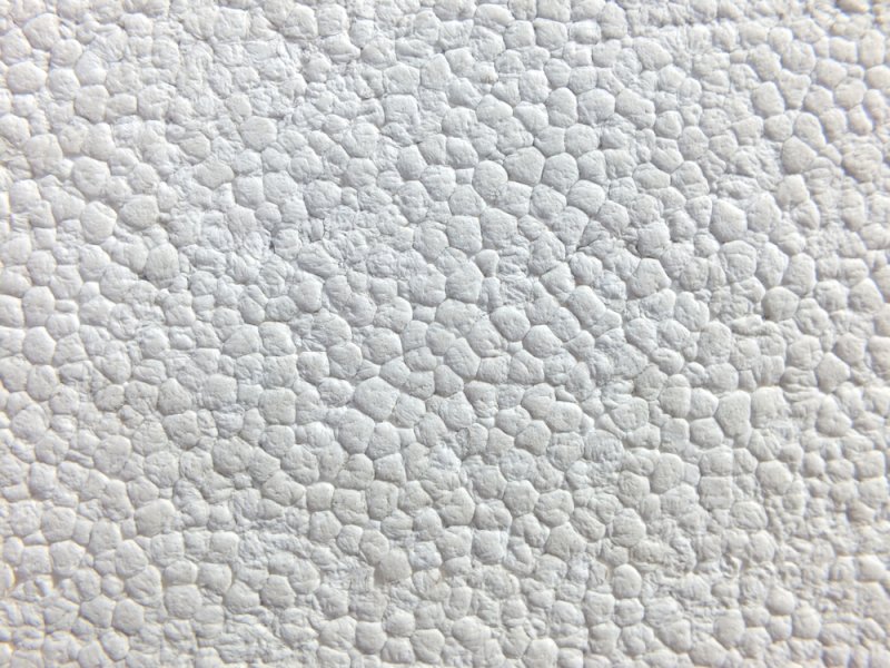 Текстура пенополистирола