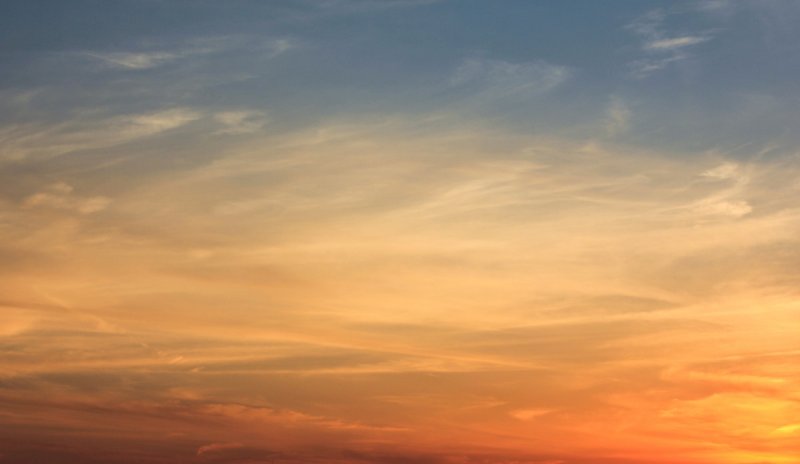 Небо закат