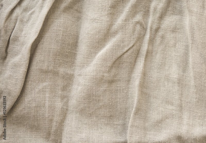 Мятый лен ткань