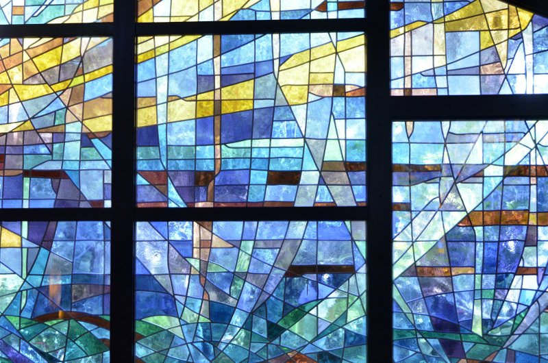 Витраж ар деко Гауди