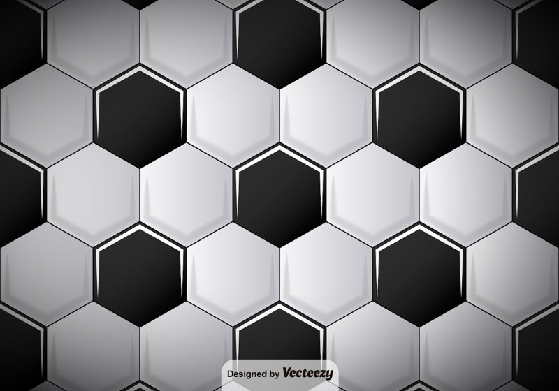 Расцветка футбольного мяча