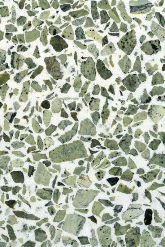 Плитка терраццо зеленая