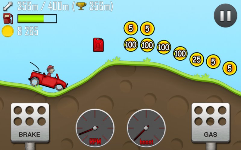 Игра Hill Climb Racing 1