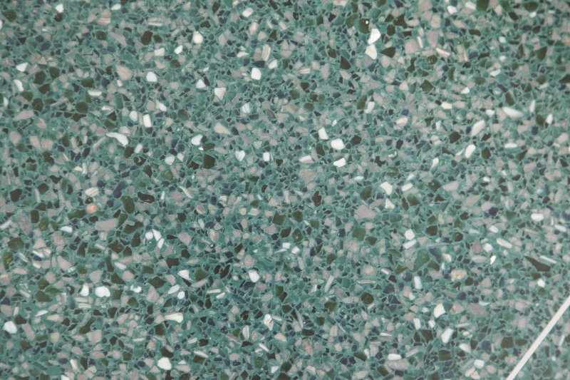 Керамогранит терраццо зеленый