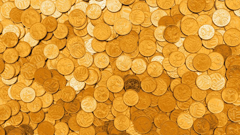 Золотые монеты текстура