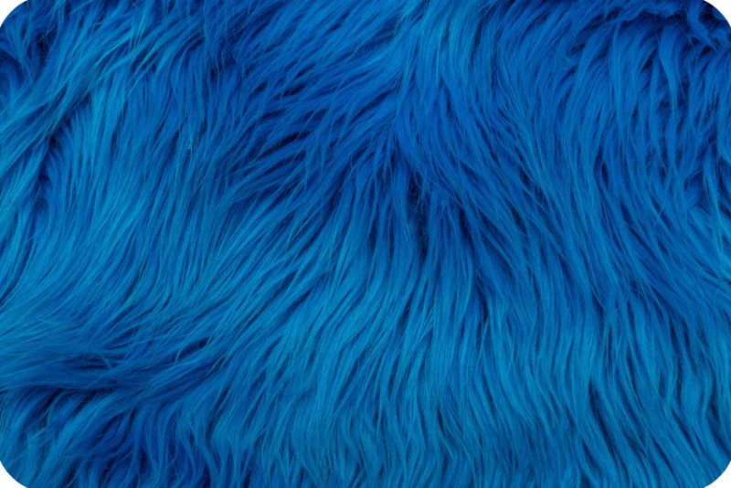 Синий мех