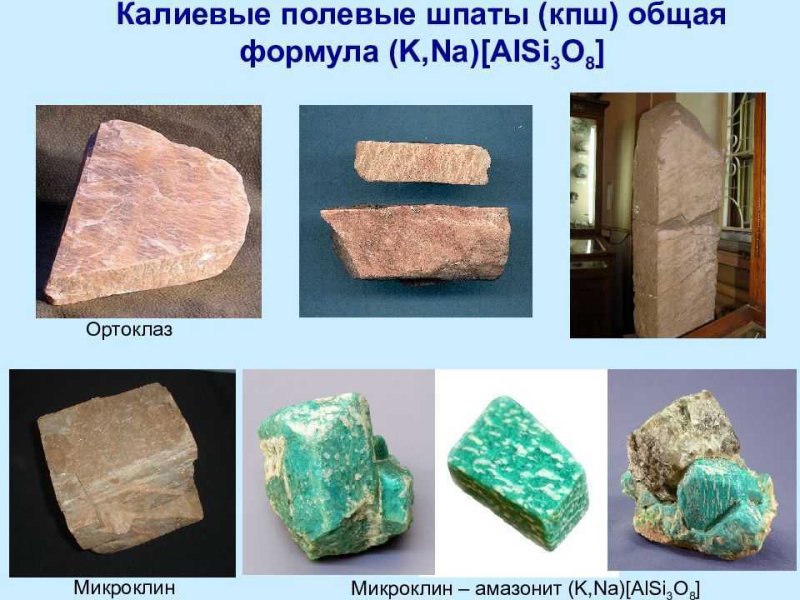 Полевые шпаты микроклин