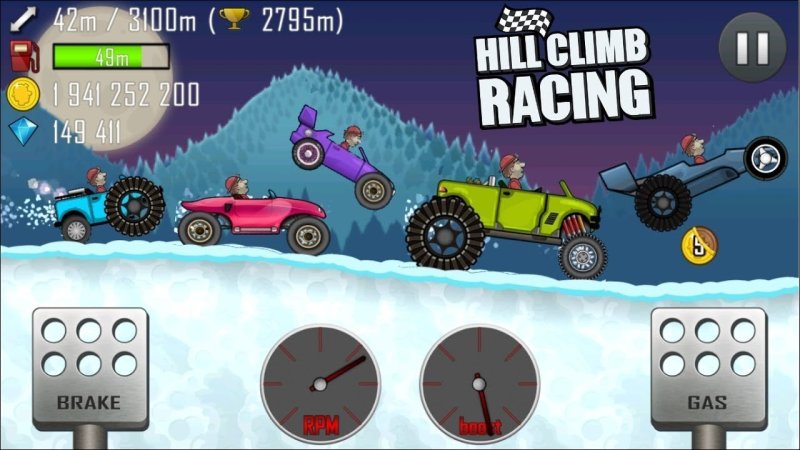 Игра Hill Climb Racing