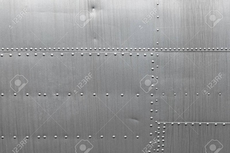 Текстура металла с заклепками