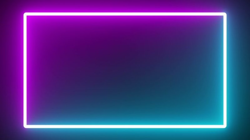 Неоновая рамка
