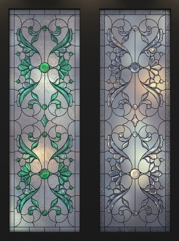 Травленый витраж