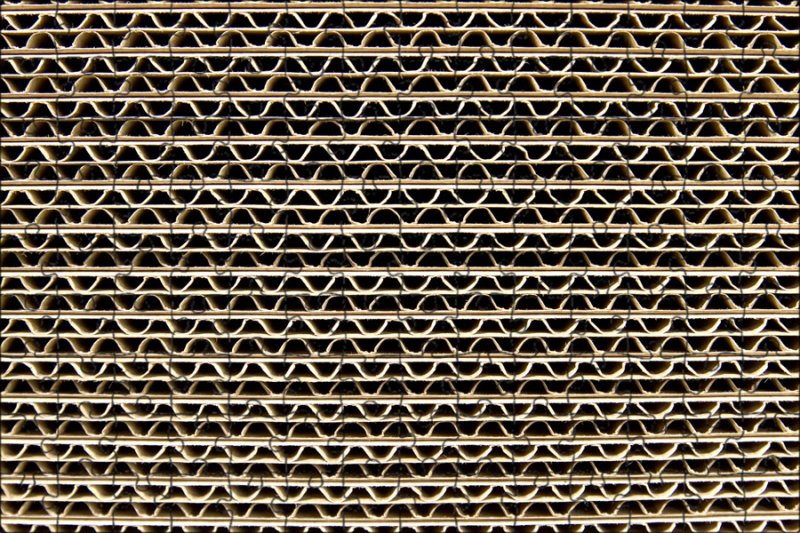 Гофрированный картон текстура