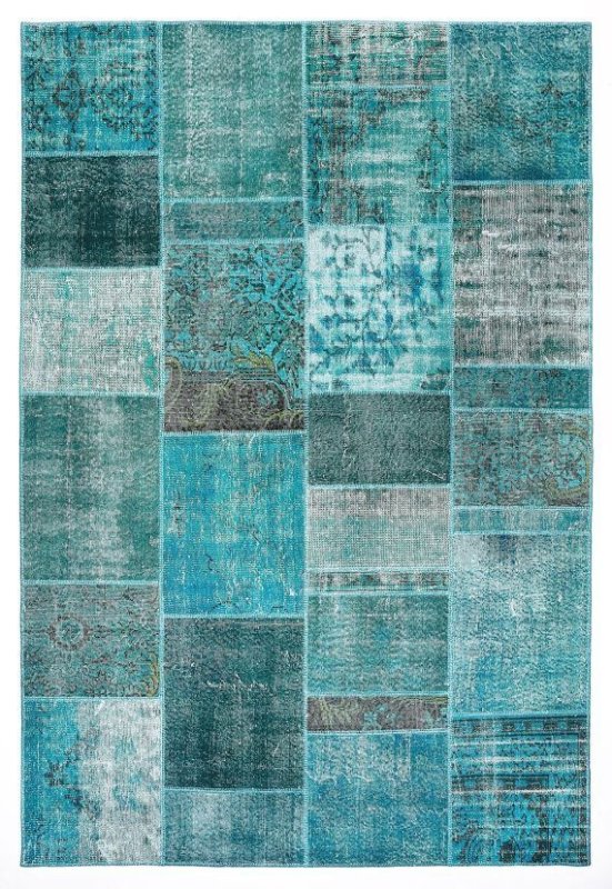 Ковер серо бирюзовый