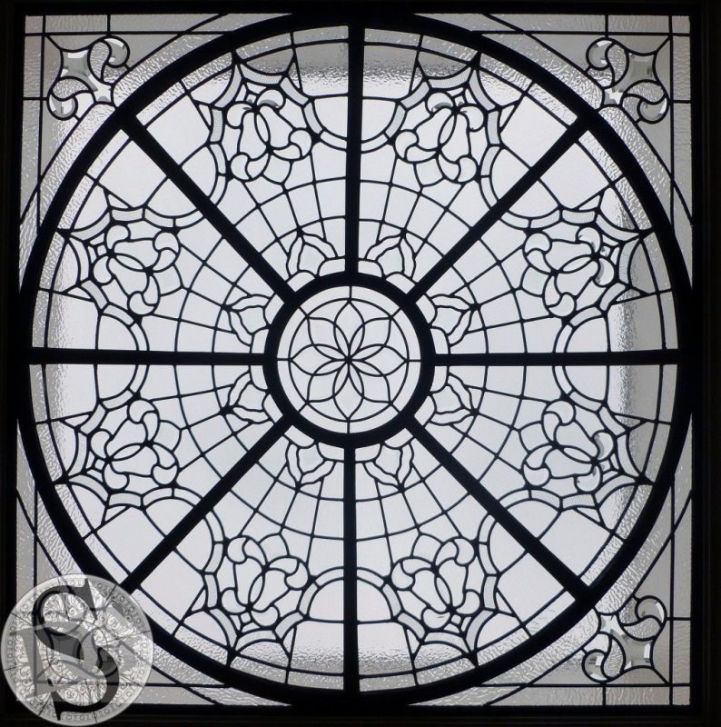 Витраж круглый