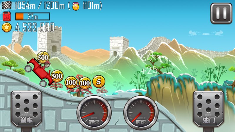 Игра Hill Climb Racing