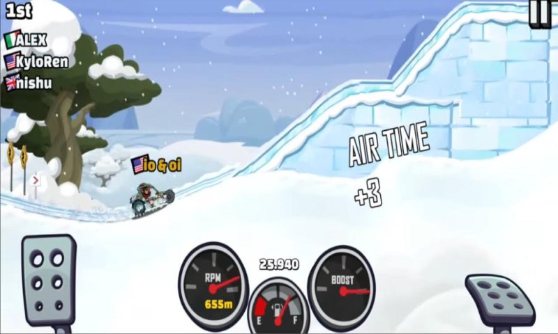 Хилл климб рейсинг карта