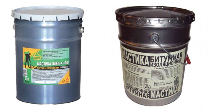 Мастика битумно-полимерная холодного применения