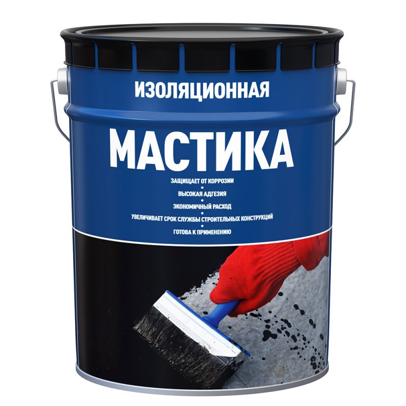 Bitumast мастика кровельная (21,5 л/18 кг/металл.ведро)