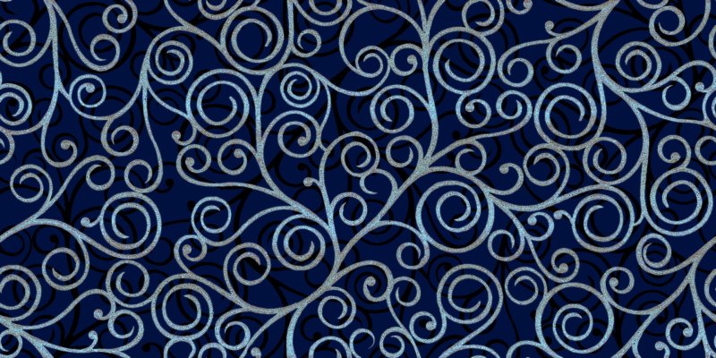 Ткань с завитками