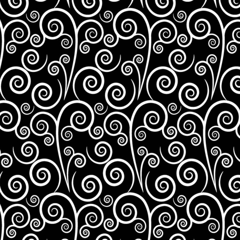 Орнамент черно белый