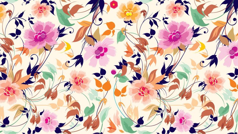 Орнамент цветы