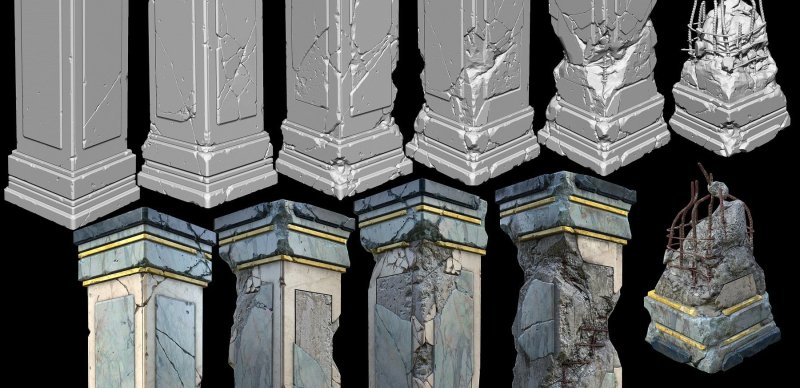 Кисти камней для Zbrush