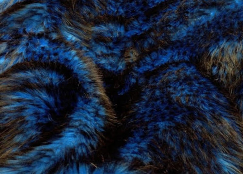Голубой мех