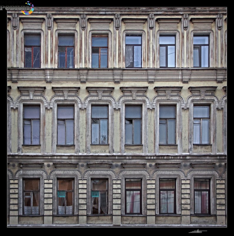 Старый фонд фасад Санкт-Петербурга