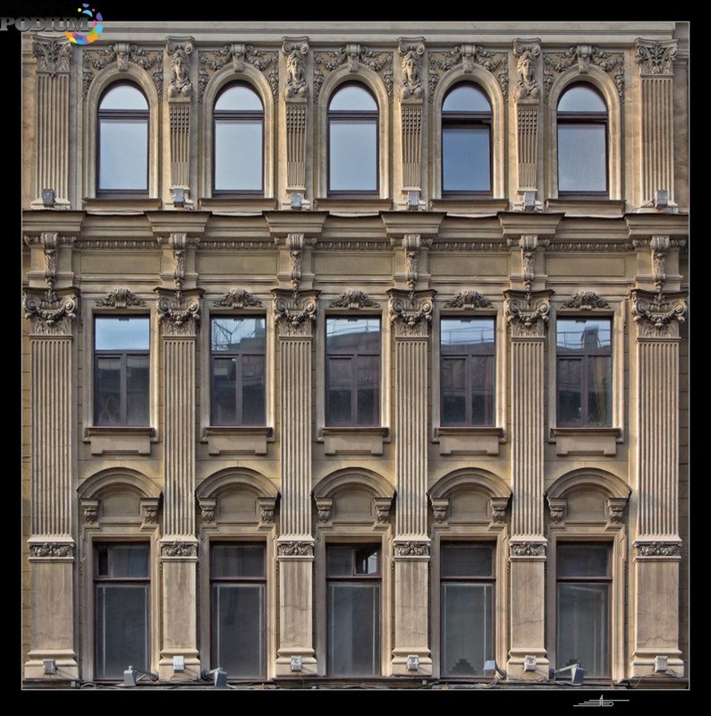 Старый фонд фасад Санкт-Петербурга