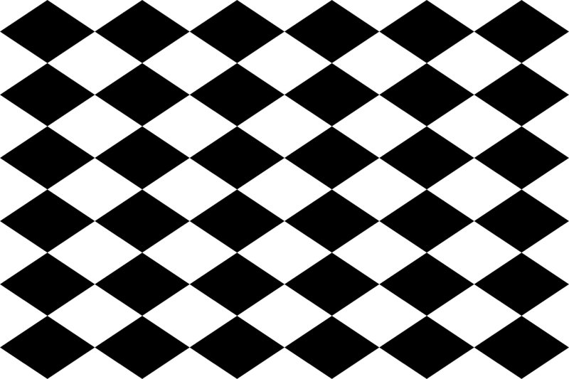 Черно белые ромбики