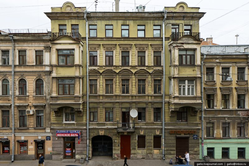 Старый фонд фасад Санкт-Петербурга