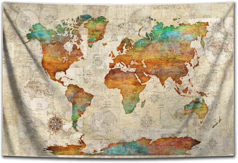 Старинная карта