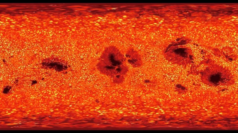 Поверхность солнца