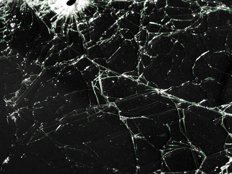 Текстура трещин стекла