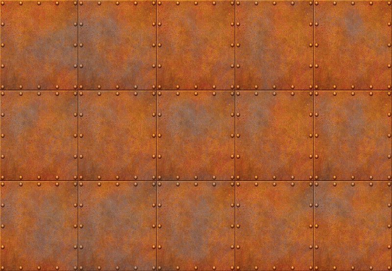 Металлическая стенка раст