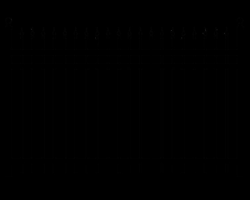 Забор металлический прозрачный