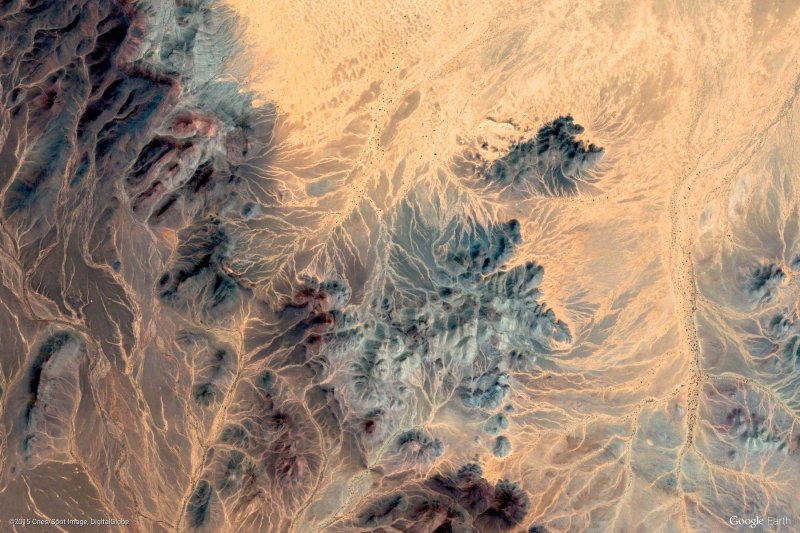 Пустыня вид сверху