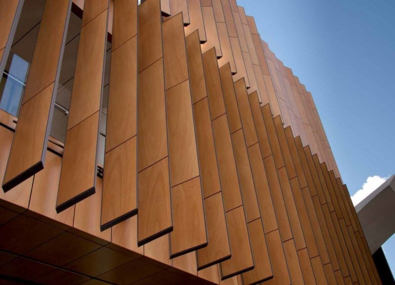 Фасадные ламели Alumwood