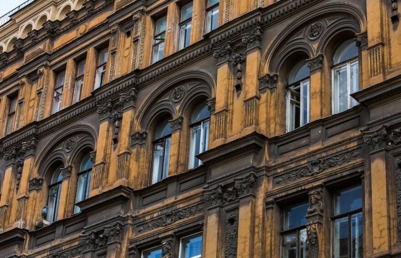 Старый фонд фасад Санкт-Петербурга
