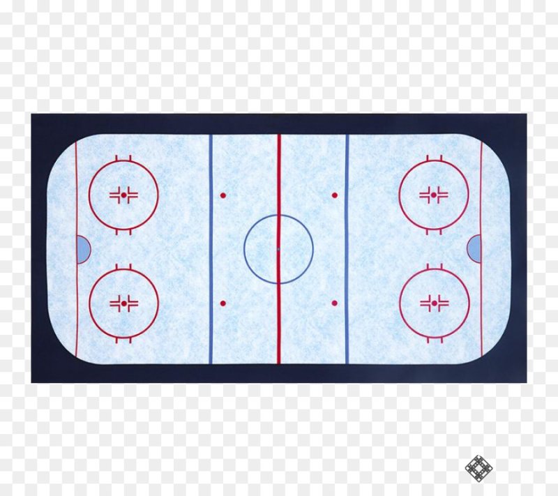 Схема хоккейного поля