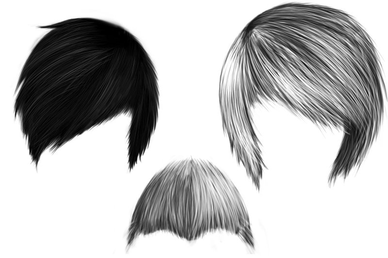 Волосы для фотошопа